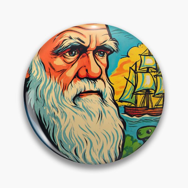 Item preview, Charles Darwin | Comics stylCartoone -  designed and sold by ComicsFactory.