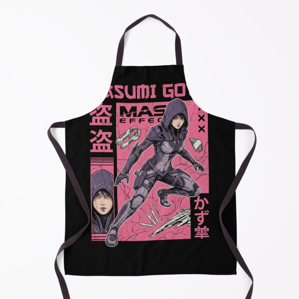 Item preview, Kasumi Goto Mass Effect 2 Thief Stealth Master Cloak Shadow Strike Graybox DLC Fan Art Portrait Poster T-Shirt Sticker Print Gift designed and sold by Senpaiwaves.