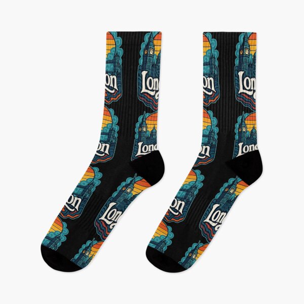 Item preview, London England Retro Trippy Art Travel designed and sold by TomFrontierArt.