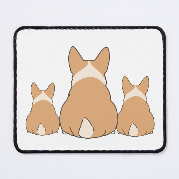 Item preview, Corgi Trio Back Art designed and sold by NogiArt.