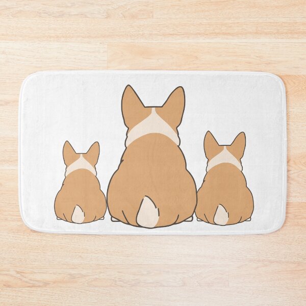Item preview, Corgi Trio Back Art designed and sold by NogiArt.