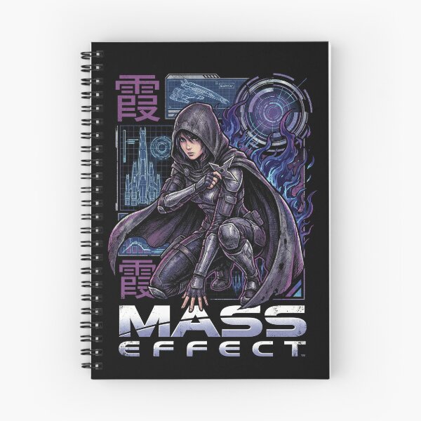 Item preview, Kasumi Goto Mass Effect 2 Thief Stealth Master Cloak Shadow Strike Graybox DLC Fan Art Portrait Poster T-Shirt Sticker Print Gift designed and sold by Senpaiwaves.