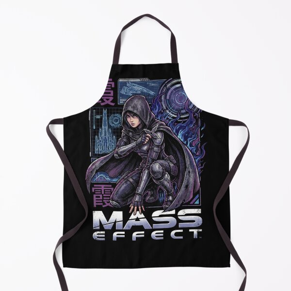 Item preview, Kasumi Goto Mass Effect 2 Thief Stealth Master Cloak Shadow Strike Graybox DLC Fan Art Portrait Poster T-Shirt Sticker Print Gift designed and sold by Senpaiwaves.