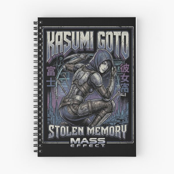 Item preview, Kasumi Goto Mass Effect 2 Thief Stealth Master Cloak Shadow Strike Graybox DLC Fan Art Portrait Poster T-Shirt Sticker Print Gift designed and sold by Senpaiwaves.