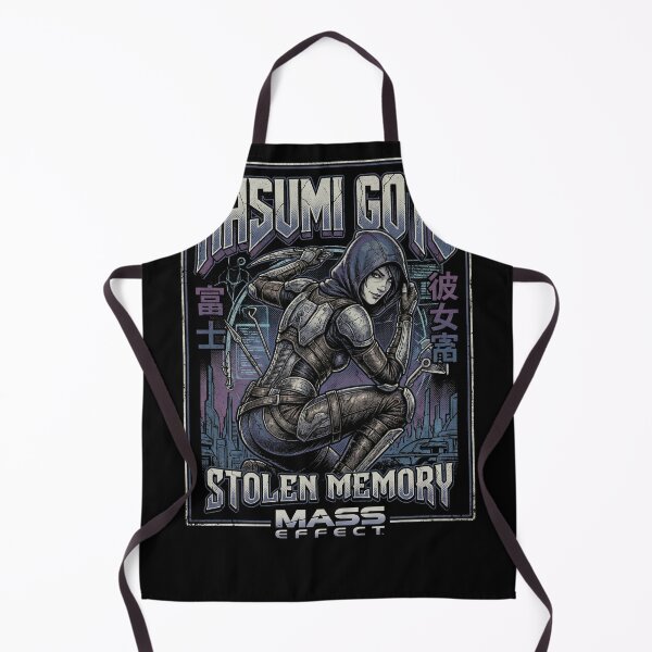 Item preview, Kasumi Goto Mass Effect 2 Thief Stealth Master Cloak Shadow Strike Graybox DLC Fan Art Portrait Poster T-Shirt Sticker Print Gift designed and sold by Senpaiwaves.