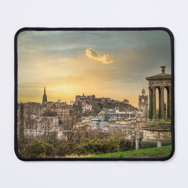 Item preview, View from Calton Hill during sunset over Edinburgh designed and sold by RJW Images.