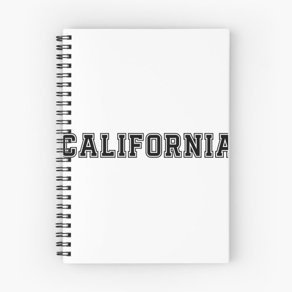 Item preview, California Outline Typography – Minimal Black & White Varsity Style Design designed and sold by GracefulbyElmes.
