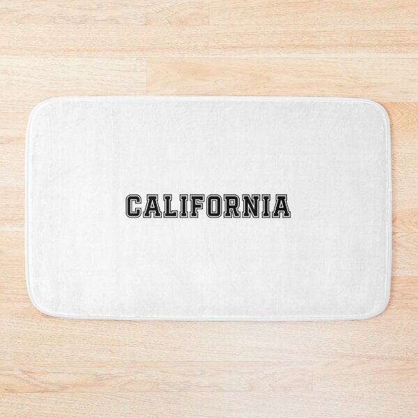 Item preview, California Outline Typography – Minimal Black & White Varsity Style Design designed and sold by GracefulbyElmes.