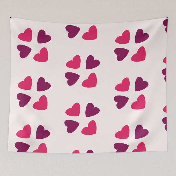 Item preview, Group of Four Pink and Magenta Heart shapes illust designed and sold by MagicMaker1984.