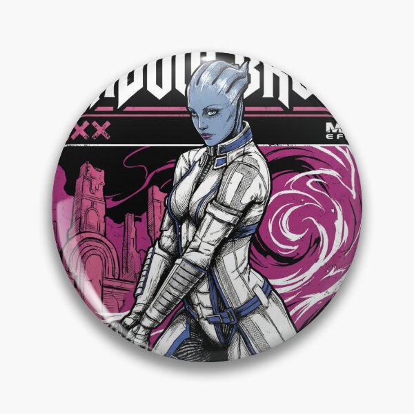 Item preview, Liara T'Soni Mass Effect Asari Scientist Shadow Broker Blue Skin Biotics Fan Art Portrait designed and sold by Senpaiwaves.