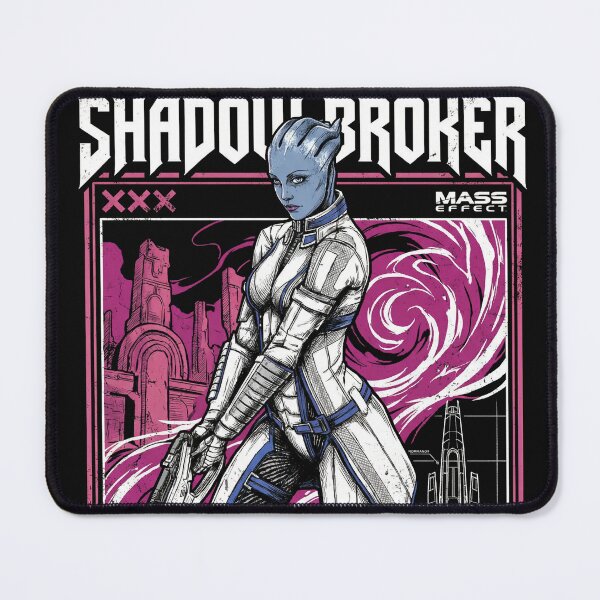 Item preview, Liara T'Soni Mass Effect Asari Scientist Shadow Broker Blue Skin Biotics Fan Art Portrait designed and sold by Senpaiwaves.