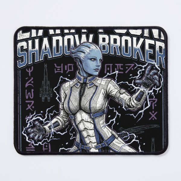 Item preview, Mass Effect Liara Shadow Broker DLC Asari Prothean Expert Blue Glow Fan Art Design designed and sold by Senpaiwaves.