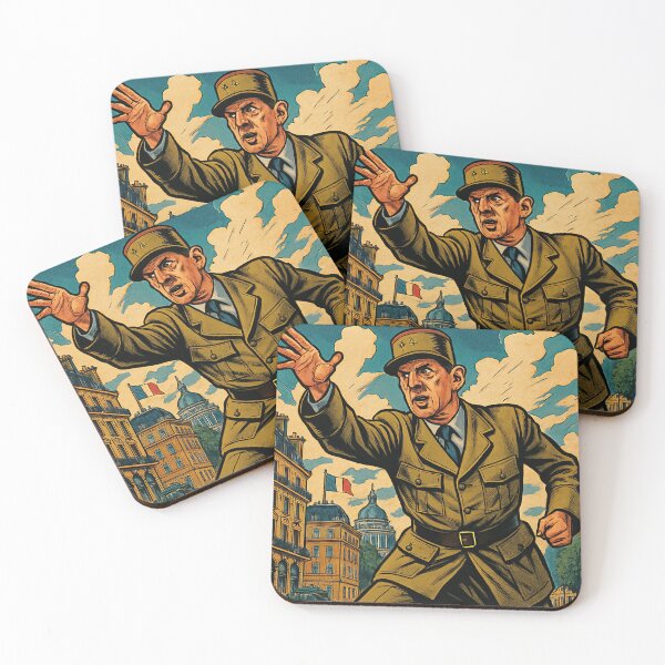 Item preview, Charles de Gaulle, leader | Comics stylCartoone -  designed and sold by ComicsFactory.