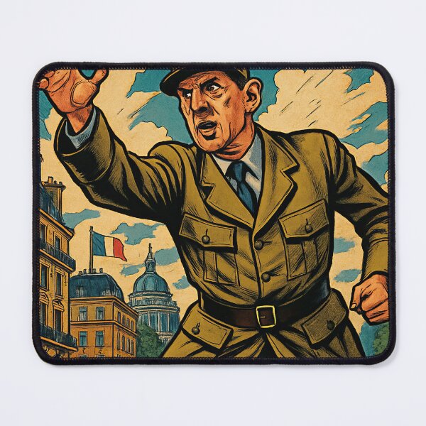 Item preview, Charles de Gaulle, leader | Comics stylCartoone -  designed and sold by ComicsFactory.