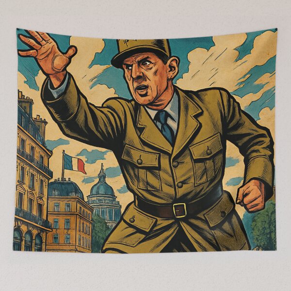 Item preview, Charles de Gaulle, leader | Comics stylCartoone -  designed and sold by ComicsFactory.