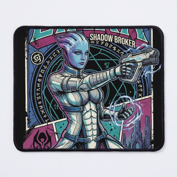 Item preview, Liara T'Soni Mass Effect Biotic Asari Shadow Broker Informant Fan Art Portrait designed and sold by Senpaiwaves.