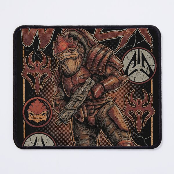 Item preview, Urdnot Wrex Mass Effect Krogan Battlemaster Genophage Cure Tuchanka Fan Art Portrait designed and sold by Senpaiwaves.