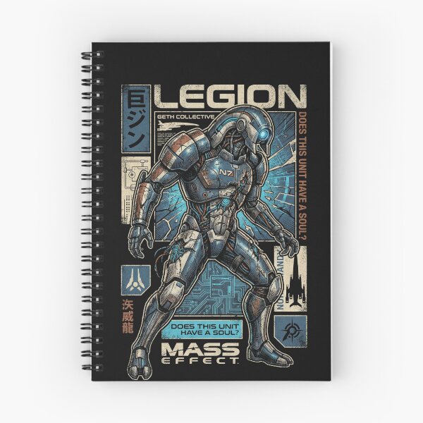 Item preview, Legion Mass Effect Geth Consensus Platform Mobile Unit Normandy Does This Unit Have A Soul Reaper Code Fan Art Portrait Poster T-Shirt Sticker Print Gift designed and sold by Senpaiwaves.