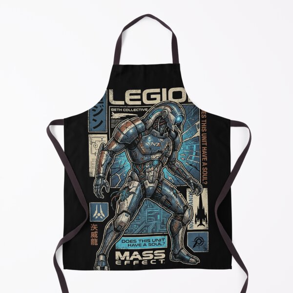 Item preview, Legion Mass Effect Geth Consensus Platform Mobile Unit Normandy Does This Unit Have A Soul Reaper Code Fan Art Portrait Poster T-Shirt Sticker Print Gift designed and sold by Senpaiwaves.