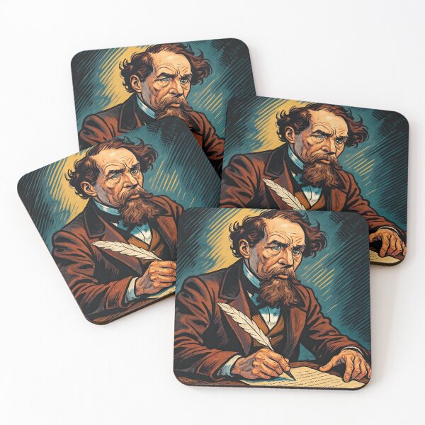 Item preview, Charles Dickens, author | Comics stylCartoone -  designed and sold by ComicsFactory.