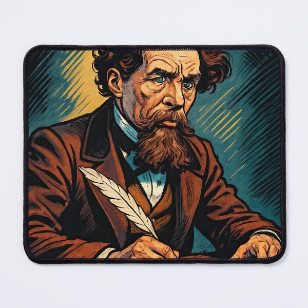 Item preview, Charles Dickens, author | Comics stylCartoone -  designed and sold by ComicsFactory.