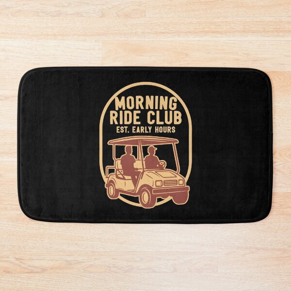 Item preview, Morning Ride Club Est. Early Hours – Vintage Golf Cart designed and sold by dudelinart.