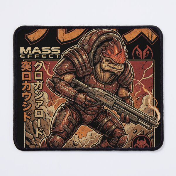 Item preview, Urdnot Wrex Mass Effect Krogan Battlemaster Genophage Cure Tuchanka Fan Art Portrait designed and sold by Senpaiwaves.