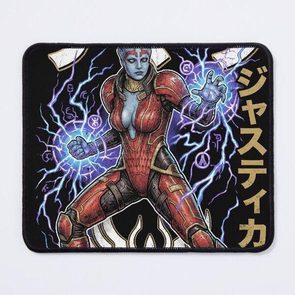Item preview, Samara Mass Effect Asari Justicar Code Biotic Loyalty Mission Fan Art Portrait designed and sold by Senpaiwaves.
