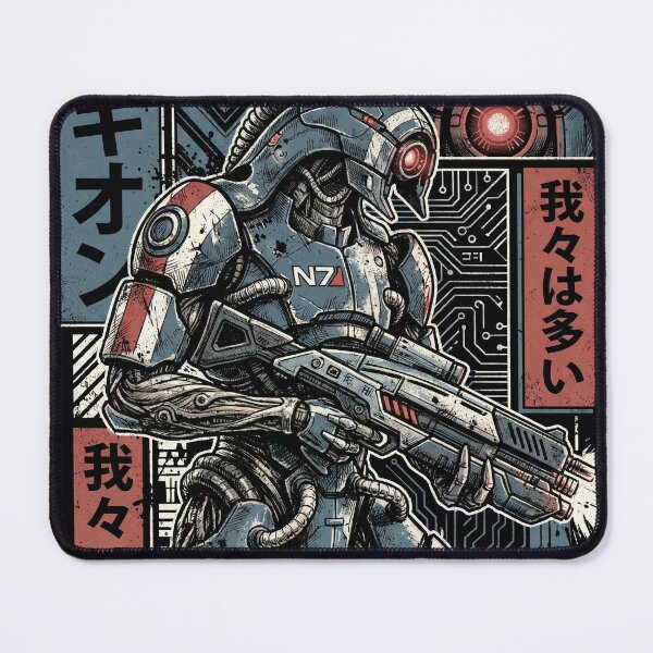Item preview, Legion Mass Effect Geth Consensus Platform Mobile Unit Normandy Does This Unit Have A Soul Reaper Code Fan Art Portrait Poster T-Shirt Sticker Print Gift designed and sold by Senpaiwaves.