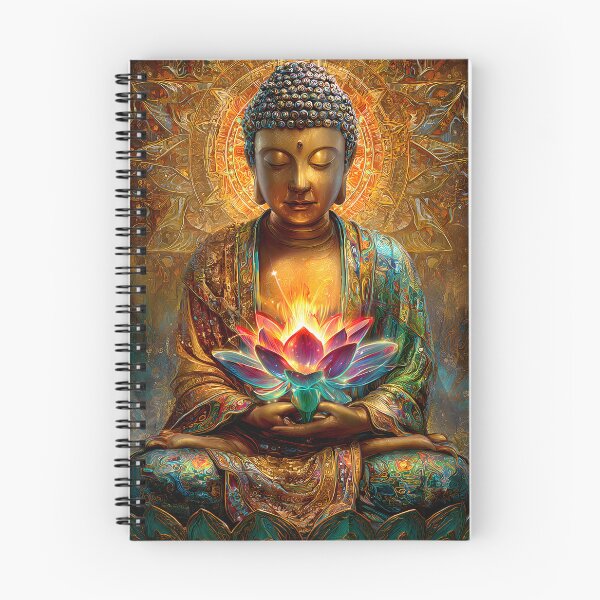 Artikelvorschau, Buddha mit Lotusblume – ein Symbol der Erleuchtung entworfen und verkauft von Artessie.