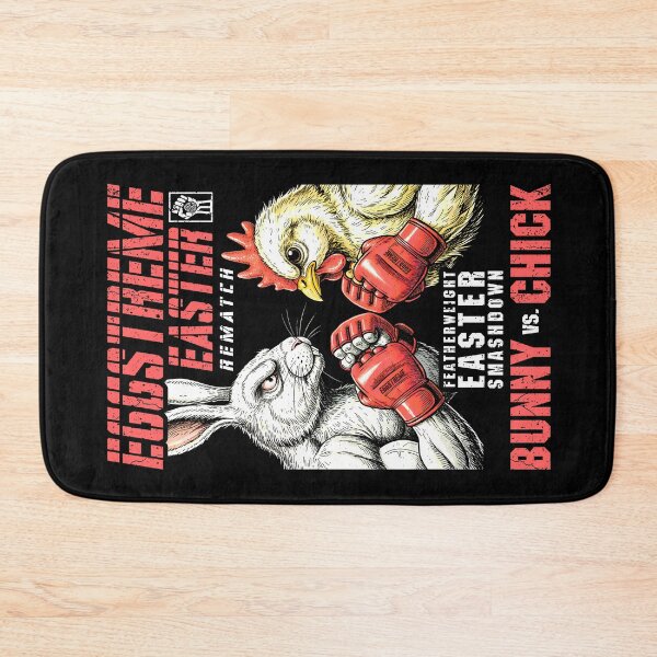 Item preview, MMA Mixed Martial Arts Funny Easter Bunny Chick Fight designed and sold by GrandeDuc.