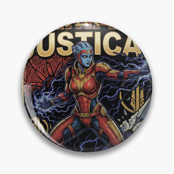 Item preview, Mass Effect Samara Justicar Ardat Yakshi Hunt Blue Skin Fan Art Illustration designed and sold by Senpaiwaves.