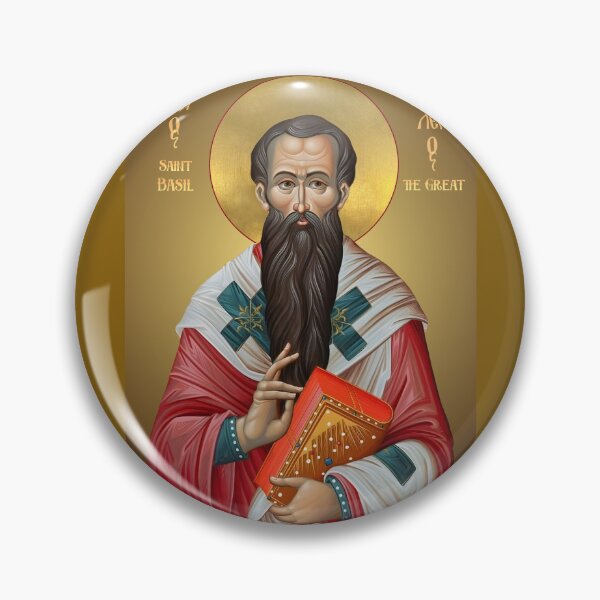 Item preview, icon in a frame Basil of Caesarea, Saint Basil the Great, Orthodox icon designed and sold by orthodox-icon.