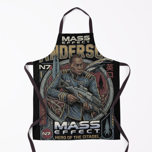 Item preview, Captain Andersson Mass Effect Alliance Engineer Tech Specialist Normandy Crew Fan Art Portrait Poster T-Shirt Sticker Print Gift designed and sold by Senpaiwaves.