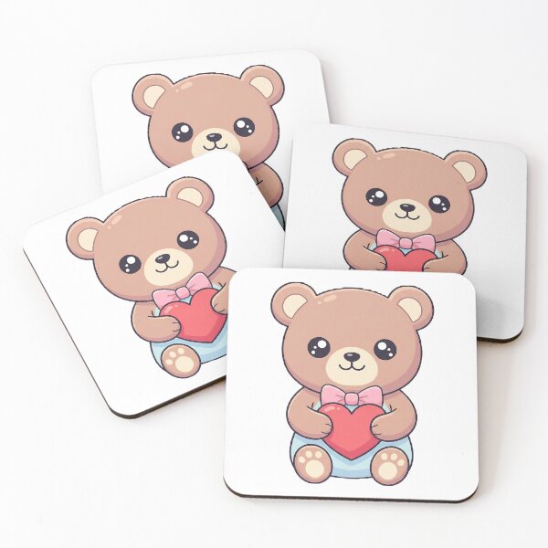 Item preview, Cute Teddy Bear Valentine Love designed and sold by Glitchart66.
