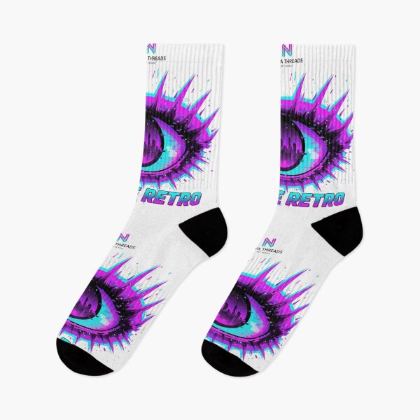 Item preview, Future Retro Cyberpunk Eye – Synthwave Neon Vision Art designed and sold by MonaRose_Art.