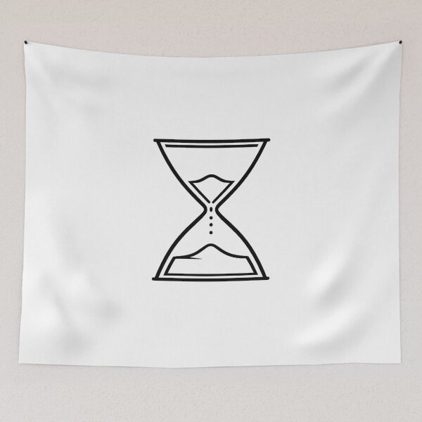 Item preview, Hourglass – Minimal Time Balance Symbol designed and sold by Napini.