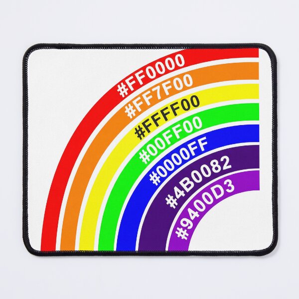 Item preview, "Hex Code Rainbow" (Coding) designed and sold by ryanguas.