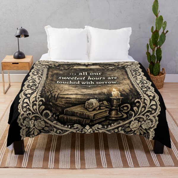 Item preview, Sweetest Hours – Gothic Quote of Sorrow designed and sold by Mouraludia.
