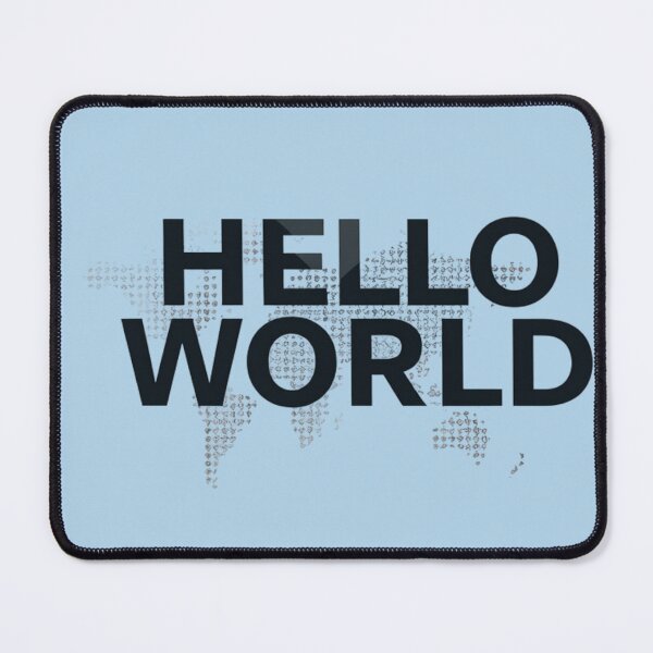 Item preview, Hello World designed and sold by Malfinio.