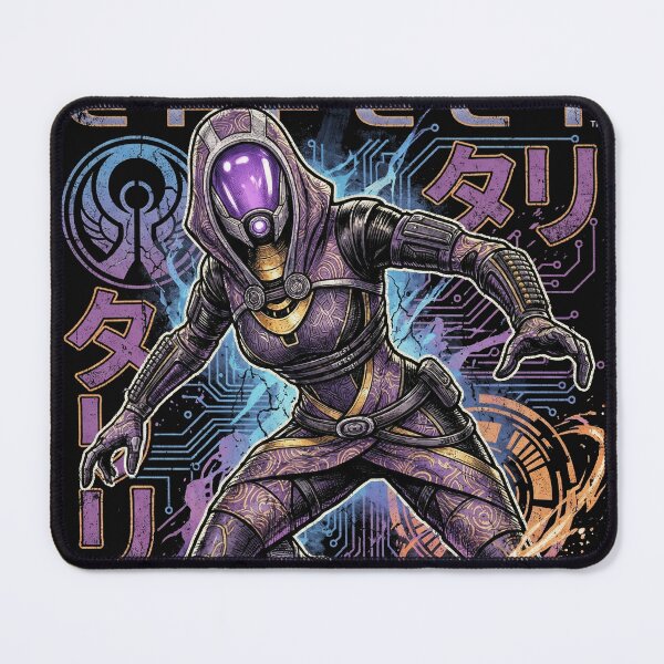 Item preview, Tali'Zorah Mass Effect Quarian Engineer Tali vas Normandy Migrant Fleet Fan Art Portrait designed and sold by Senpaiwaves.