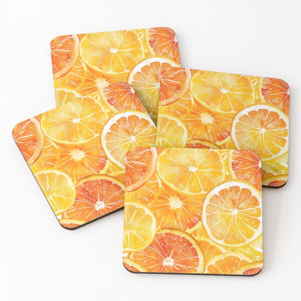 Item preview, Vibrant Watercolor Orange Slices Seamless Pattern designed and sold by NewArt33.