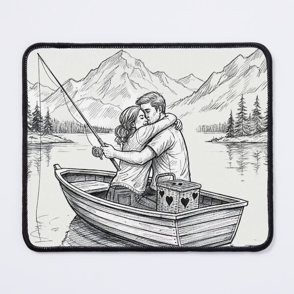 Item preview, Fishing Love in a Quiet Boat designed and sold by EimSol.
