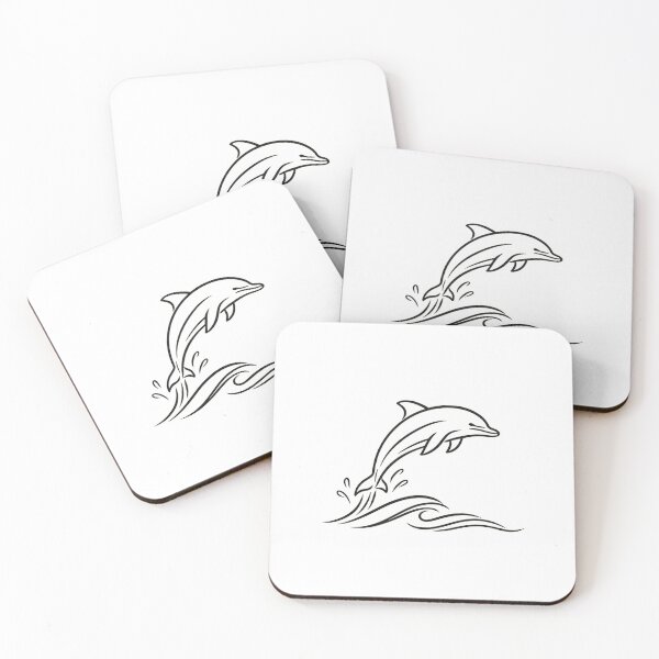 Artikelvorschau, Minimal Dolphin – Symbol für die Freiheit der Ozeane entworfen und verkauft von Napini.