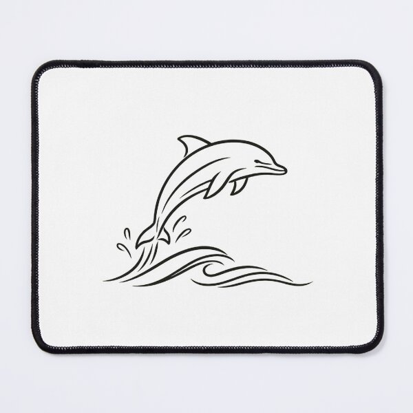 Item preview, Minimal Dolphin – Ocean Freedom Symbol designed and sold by Napini.