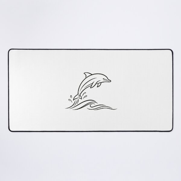 Item preview, Minimal Dolphin – Ocean Freedom Symbol designed and sold by Napini.