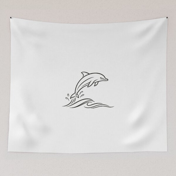 Item preview, Minimal Dolphin – Ocean Freedom Symbol designed and sold by Napini.