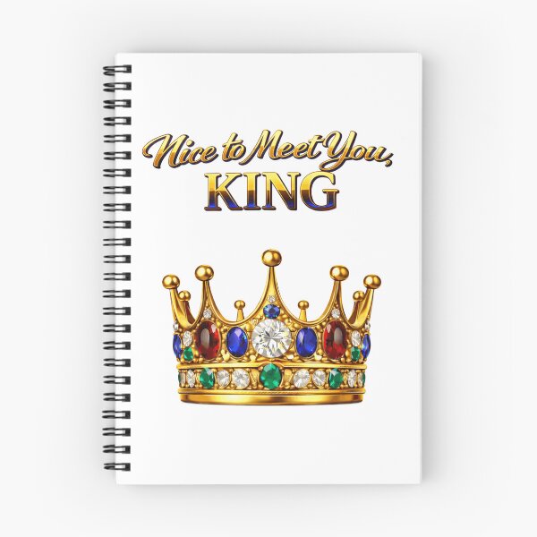 Item preview, Nice to Meet You King Crown Royal Power Confidence Statement Design designed and sold by AlexLineArt.