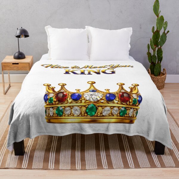 Item preview, Nice to Meet You King Crown Royal Power Confidence Statement Design designed and sold by AlexLineArt.