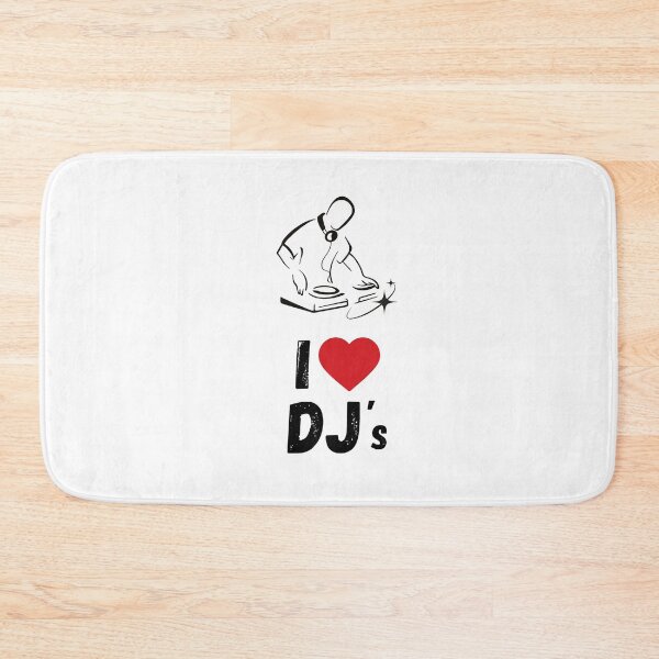 Item preview, I love dj's  designed and sold by Sunnysidestuff.